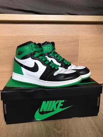 Nike Air Jordan 1, high, lucky green