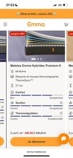 Matelas Emma hybrid, Enlèvement ou Envoi, Matelas