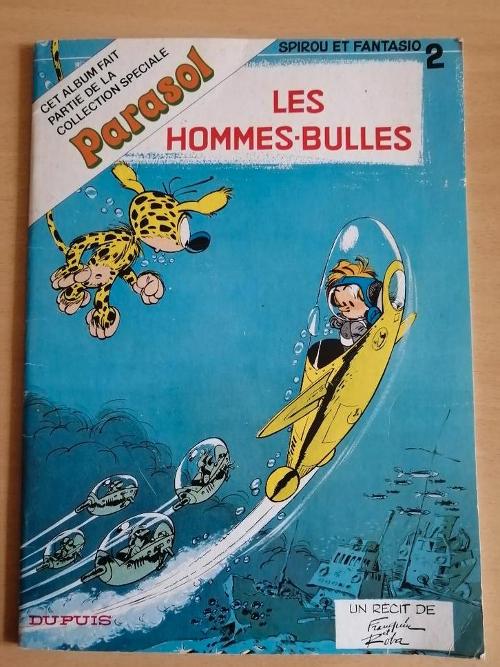 BD Spirou et les hommes-bulles de Roba et Franquin - 1979, Livres, BD, Enlèvement ou Envoi