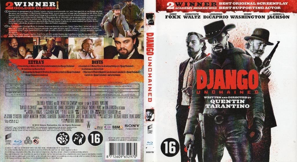 django unchained (blu-ray) neuf, Enlèvement ou Envoi, Comme neuf, Autres genres