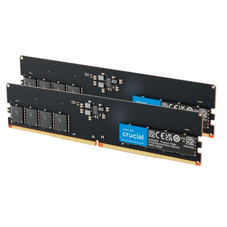 Crucial DDR5 32 GB RAM (2x 16 GB RAM) 5600 MHz, Computers en Software, RAM geheugen, Zo goed als nieuw, Desktop, 32 GB, DDR5, Ophalen of Verzenden