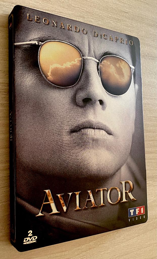 AVIATOR /// "STEELBOOK" Collector 2 DVD's // Staat Als Nieuw, Alle leeftijden, Ophalen of Verzenden, Zo goed als nieuw