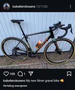 Gravelbike Niner RLT RDO – 56 – fiets Ludo Dierckxsens, 28 inch, Gebruikt, Carbon, Heren