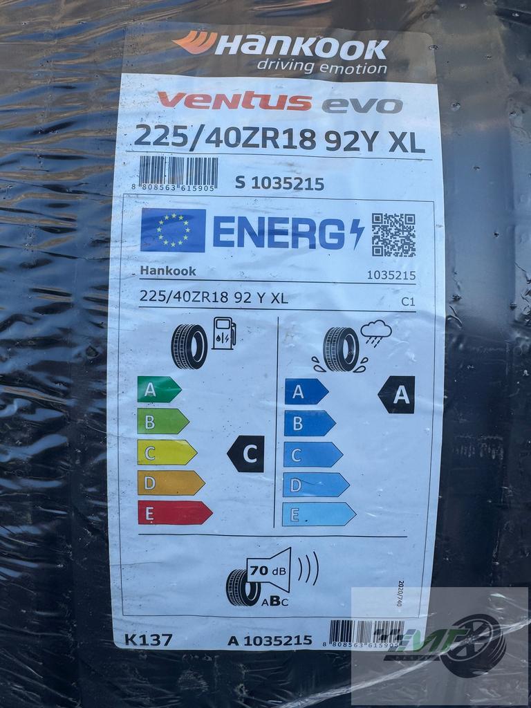 225 40 18 Hankook Ventus Evo NIEUW zomerband 18 inch 18", Autos : Pièces & Accessoires, Pneus & Jantes, Pneu(s), Pneus été, 18 pouces