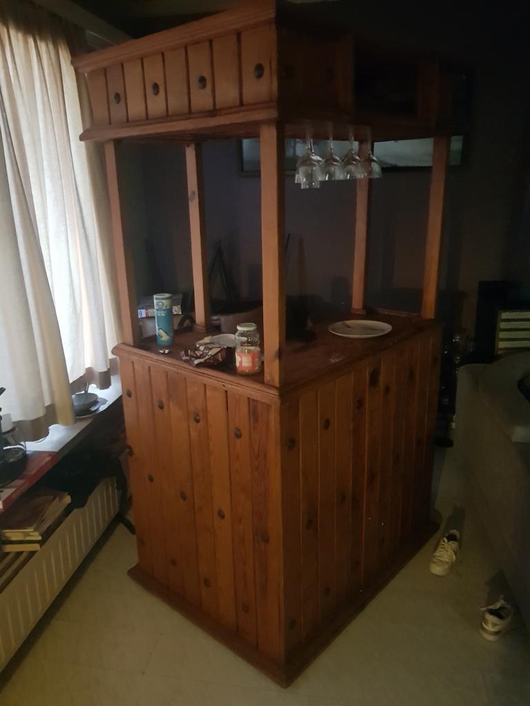 Antieke bar, Maison & Meubles, Dénudé, Enlèvement