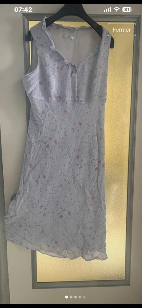 Robe Marks& spencer d’été à fleurs et décolleté  en cœur, Ophalen of Verzenden, Zo goed als nieuw