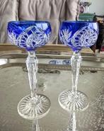 Val Saint Lambert deux verres à liqueur HF164 Hubert Fouarge, Enlèvement ou Envoi