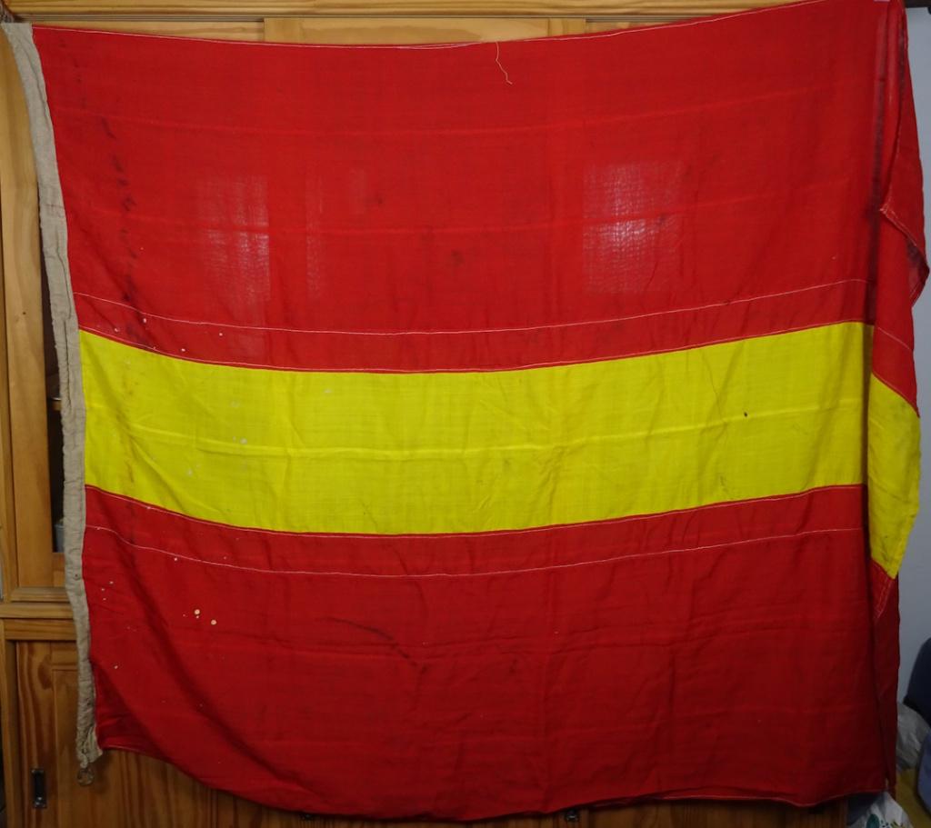 Drapeau de signalisation numéro 1 de la marine américaine, Collections, Objets militaires | Seconde Guerre mondiale, Marine, Enlèvement ou Envoi