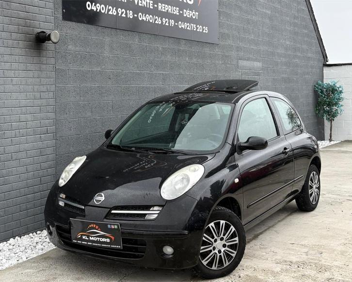 NISSAN MICRA VISIA 1.2i ESSENCE 2007 101 000KM CARPASS CT OK, Autos, Nissan, Entreprise, Micra, Essence, Euro 4, Hatchback, 3 portes
