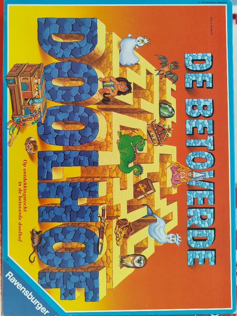 De Betoverde Doolhof, Trois ou quatre joueurs, Enlèvement, Comme neuf, Ravensburger