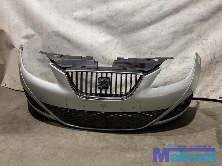 SEAT IBIZA 4 Grijs zilver LA7W voorbumper bumper voor 2008-2, Auto-onderdelen, Carrosserie, Bumper, Seat, Voor, Gebruikt
