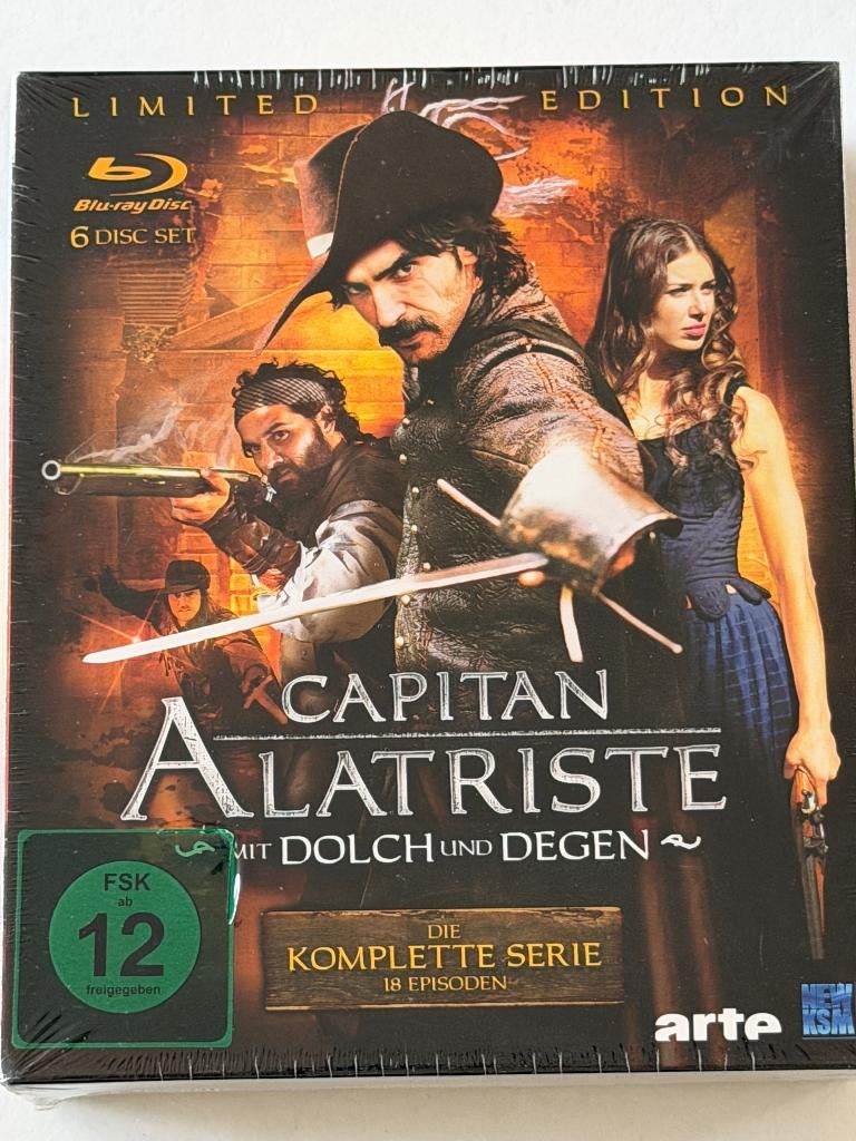 Capitan Alatriste - Mit Dolch Und Degen (Blu-ray) Import New, Enlèvement ou Envoi, Neuf, dans son emballage, Aventure