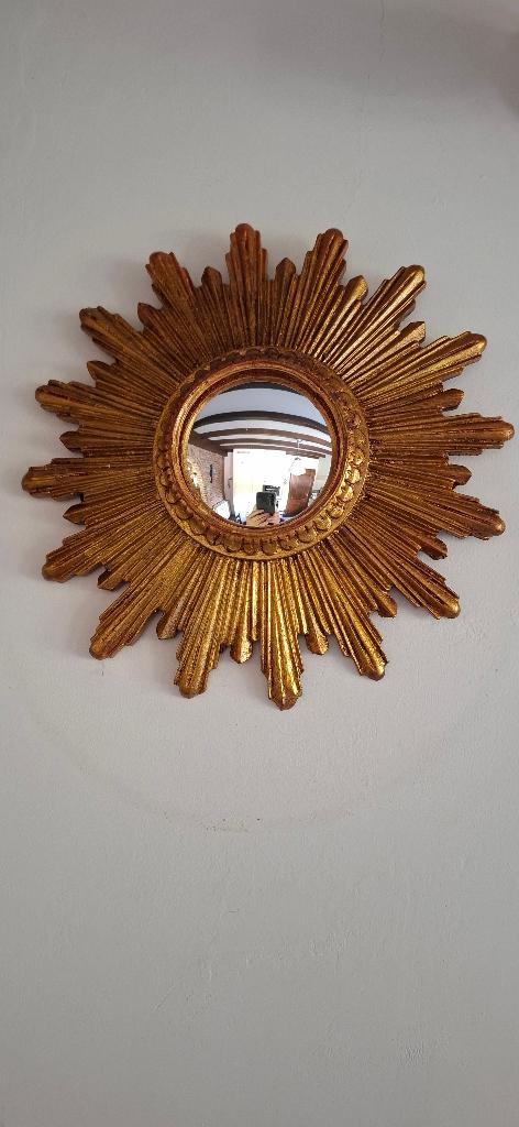 miroir solaire - miroir convexe - convexe, Antiquités & Art, Enlèvement ou Envoi, Rond, Moins de 50 cm, Moins de 100 cm