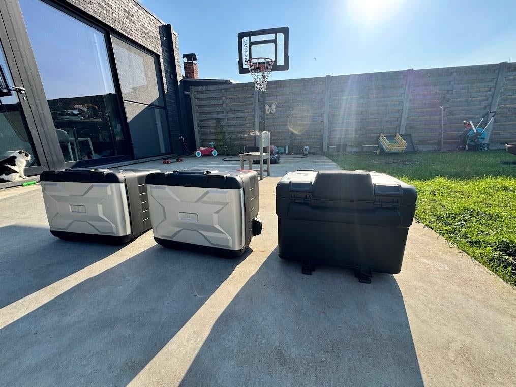 BMW GS Vario kofferset – R1250GS + extra's, Motoren, Ophalen, Gebruikt