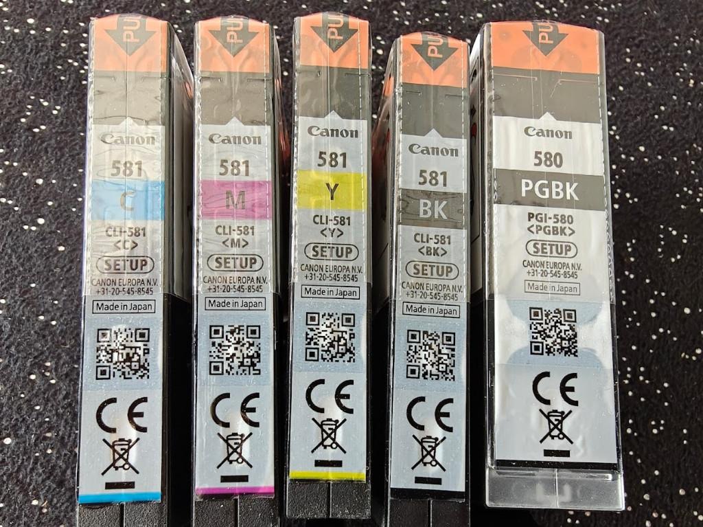 Canon Pixma 580/581 cartridges, Ophalen, Nieuw, Cartridge, Canon