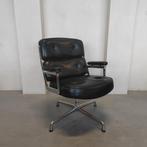 Vitra Eames Lobby chair - ES 108 - Zwart leder - Bureaustoel, Enlèvement ou Envoi