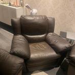 Te koop: electrisch relax lederen salon, Huis en Inrichting, Zetels | Zetels, Ophalen, Gebruikt, Leer