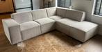 Zo goed als nieuw hoekbank in teddy stof, Ophalen, Zo goed als nieuw, Stof