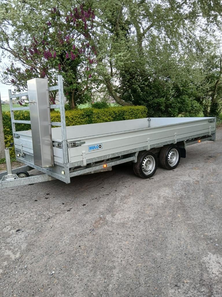 Aanhangwagen Hulco 3ton 4m05 x 2m03 zo goed als nieuw!!, Auto diversen, Aanhangers en Bagagewagens, Ophalen, Zo goed als nieuw