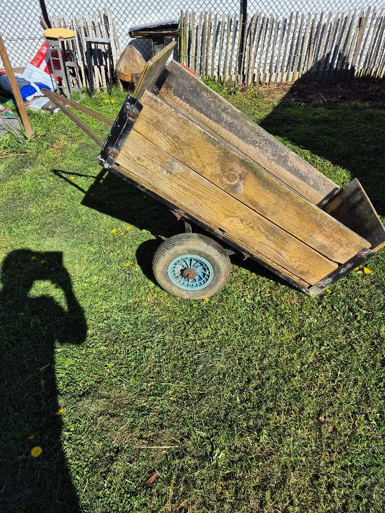 Aanhanger zitmaaier, Tuin en Terras, Zitmaaiers, Ophalen, Gebruikt