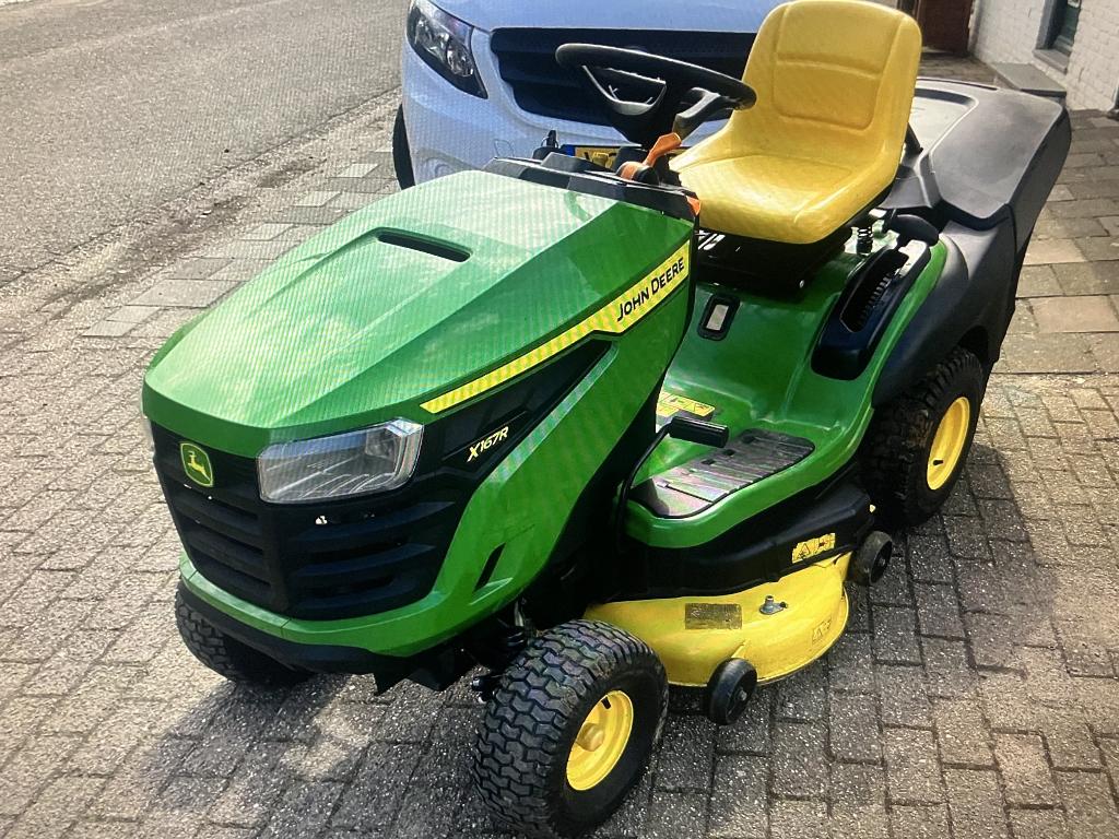 john deere zitmaaier, Tuin en Terras, Zitmaaiers, Zo goed als nieuw, 90 tot 120 cm, Elektrische starter, Opvangbak, Ophalen