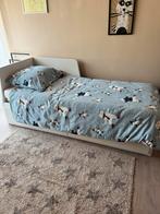 Bedbank met 2 lades, wit, 80x200 cm, Maison & Meubles, Enlèvement, Comme neuf, Blanc