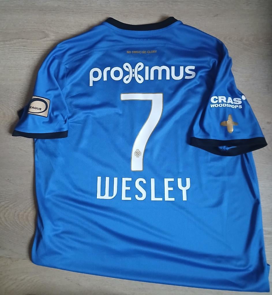 Matchworn Wesley Club Brugge, Verzamelen, Sportartikelen en Voetbal, Ophalen of Verzenden, Gebruikt