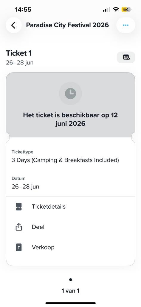 Paradise city festival, Tickets en Kaartjes