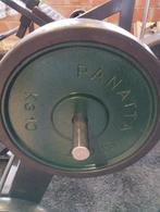 Panatta old school gietijzeren gewicht 25 mm, Sport en Fitness, Fitnessmaterialen, Ophalen