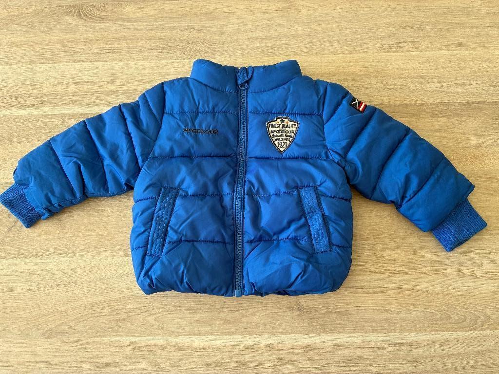MacGregor blauw winterjasje maat 68 (6-9m), Kinderen en Baby's, Babykleding | Maat 68, Ophalen, McGregor, Zo goed als nieuw, Jasje