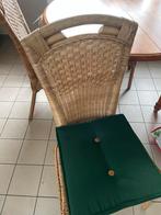 Ronde tafel met rotanstoelen, Ophalen, Gebruikt, Rotan