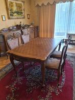 Table de salon + 4 chaises en chêne, Enlèvement