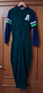 Donker groene onesie met A, Kinderen en Baby's, Kinderkleding | Maat 158, Ophalen