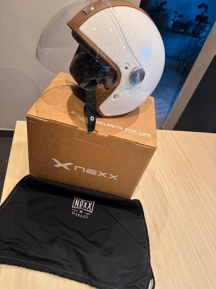 Casque moto Femme, Fietsen en Brommers, Brommerhelmen, Zo goed als nieuw, Small, Ophalen of Verzenden