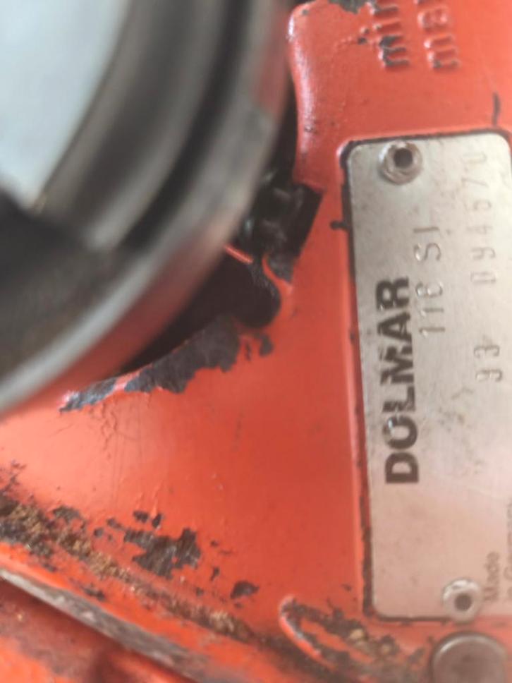 Dolmar 116 ja!!!!?, Doe-het-zelf en Bouw, Gereedschap | Zaagmachines, Gebruikt, Kettingzaag, 600 tot 1200 watt, 70 mm of meer