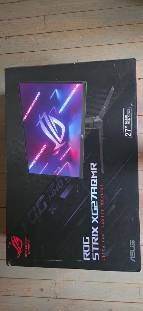 Asus rog strix xg27aqmr gaming monitor 300 hz 1440p, Computers en Software, Ophalen of Verzenden