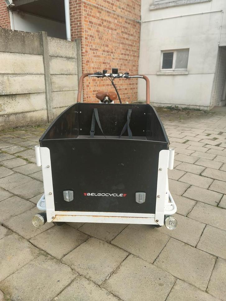 Vélo cargo électrique belgocycle, Vélos & Vélomoteurs, Vélos | Vélos avec bac, Électrique, Bâche, Enlèvement