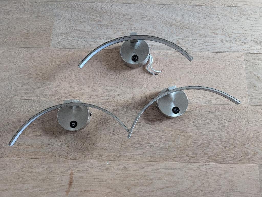 Appliques LED (x3), Enlèvement, Utilisé, Métal