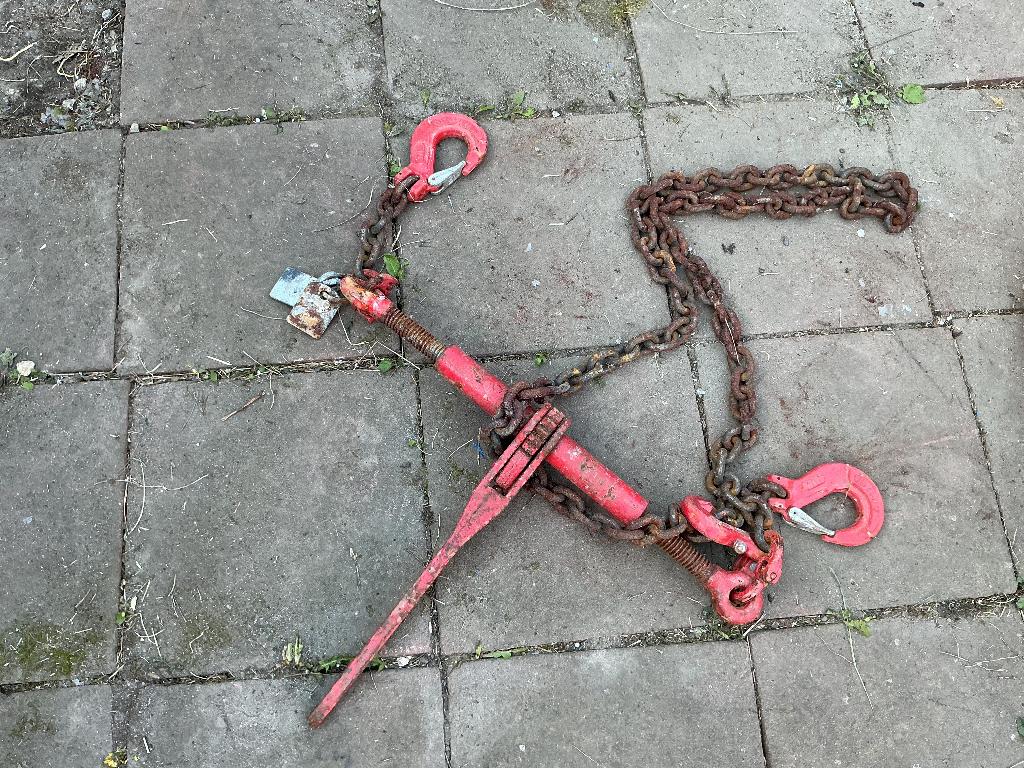 Kettingspanner (Chain Binder) – Zware uitvoering, Ophalen