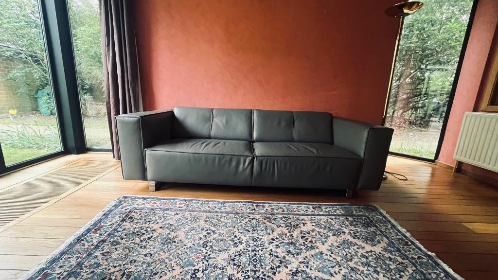 zetel, Ophalen, Gebruikt, Driepersoons, Leer