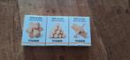 3 IQ puzzeltjes van Flying Tiger, Hobby en Vrije tijd, Ophalen of Verzenden, Minder dan 500 stukjes, Zo goed als nieuw, Rubik's of 3D-puzzel