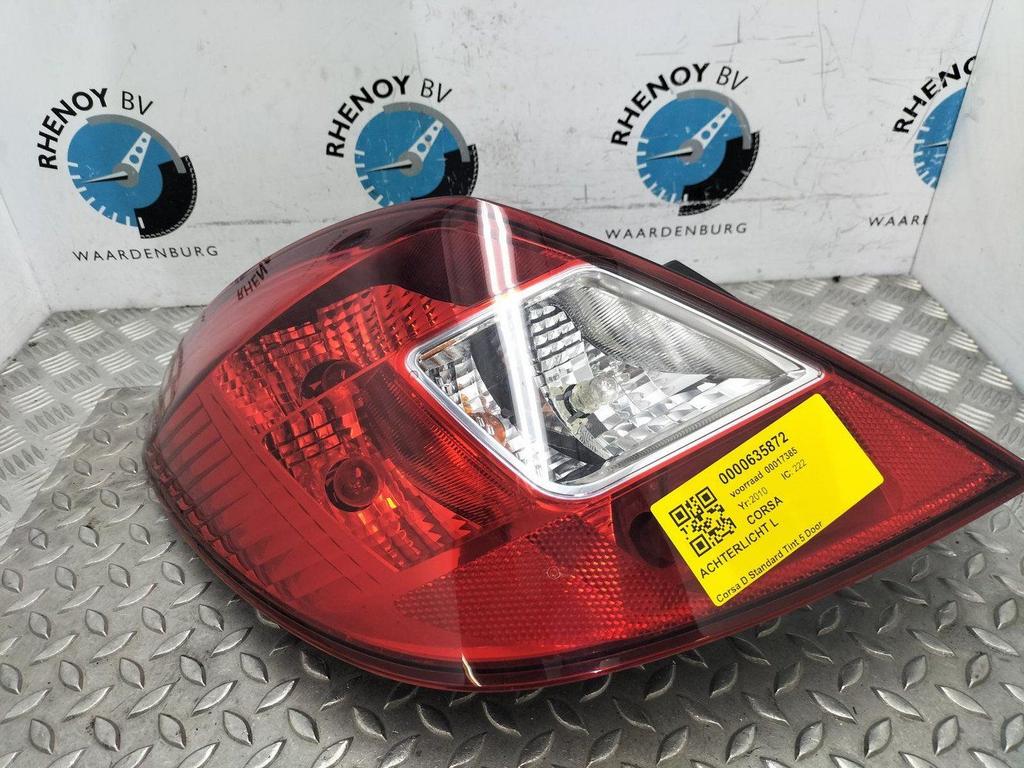 OPEL CORSA 1.4-16V Cosmo  ACHTERLICHT L 2010, Autos : Pièces & Accessoires, Éclairage, Utilisé, ARN reconnu, Stiba membre, Reconnu durable