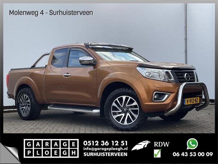 Nissan Navara 2.3 dCi Tekna King Cab Trekhaak 3500kg 4x4 360, Auto's, Nissan, Bedrijf, Overige modellen, 4x4, ABS, Climate control