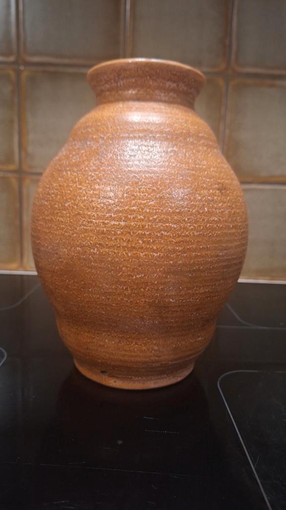 Antieke Belgische Keramiek Vaas - Boch Keramis - Model 1230, Maison & Meubles, Accessoires pour la Maison | Vases, Bleu, Enlèvement ou Envoi