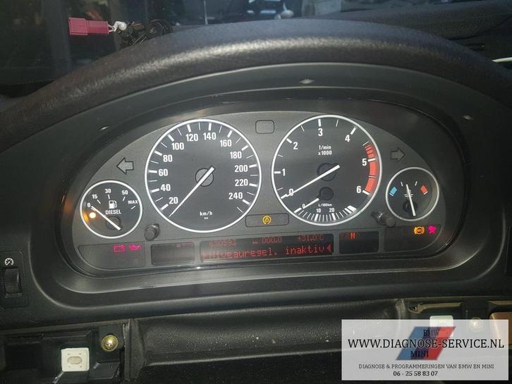 BMW 5 serie E39  530d automaat 2002 klok dashboard kilometer, Auto-onderdelen, Dashboard en Schakelaars, BMW, Gebruikt, Ophalen of Verzenden