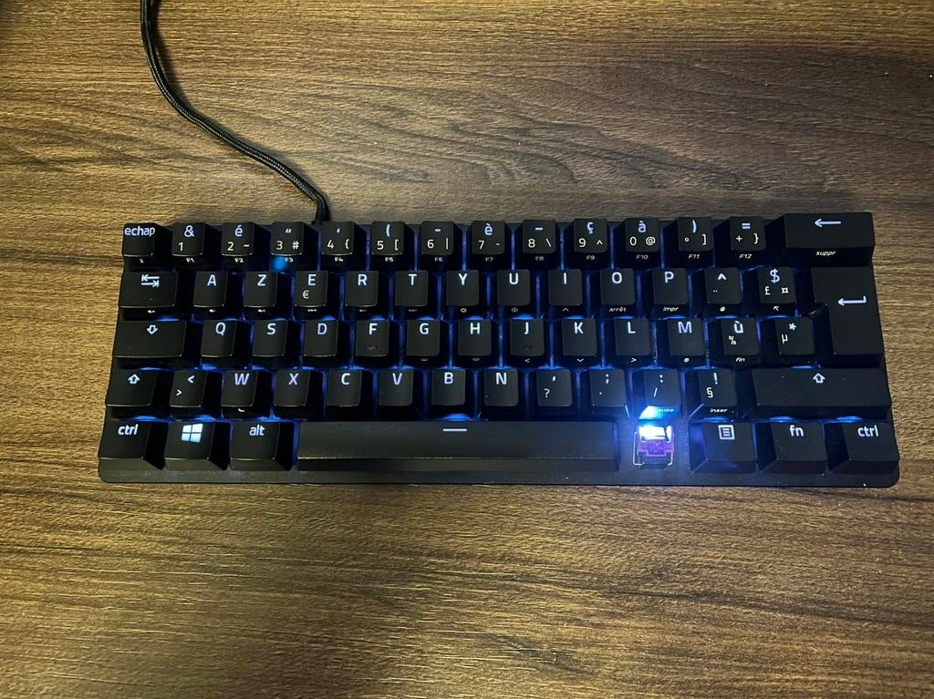 Razer Huntsman Mini, Computers en Software, Toetsenborden, Gaming toetsenbord, Azerty, Ophalen of Verzenden, Zo goed als nieuw