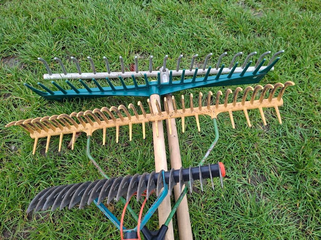 Harken voor aanleg en onderhoud van gazon, Tuin en Terras, Ophalen, Zo goed als nieuw, 20 m² of meer, Gras