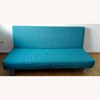 IKEA NYHAMN, Huis en Inrichting, Slaapkamer | Slaapbanken, Ophalen, Blauw, Tweepersoons, 140 cm