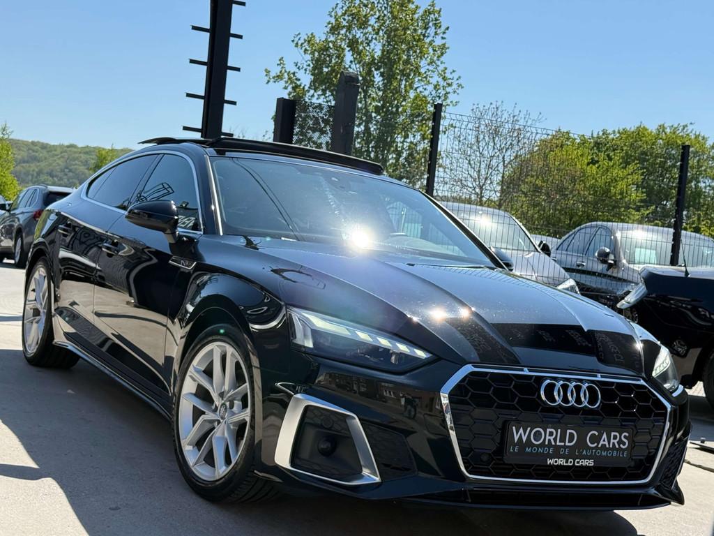 Audi A5 SPORTBACK 40 TFSI S LINE S-TRONIC - COCKPIT - TOIT P, Auto's, 4 zetels, Gebruikt, Euro 6, 4 cilinders