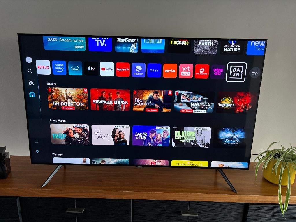 Samsung Smart Tv 4K chrystal HD scherm 55'' internet wifi, Ophalen, LED, Zo goed als nieuw, Samsung